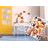 DECORATIVE WALL STICKERS JUNGLE ANIMALS - FOR CHILDREN - STICKERS