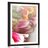 POSTER MIT PASSEPARTOUT BUNTER BLUMENSTRAUSS AUS TULPEN - BLUMEN - POSTER