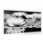 CANVAS PRINT LOTUS FLOWER IN BLACK AND WHITE - BLACK AND WHITE PICTURES - PICTURES