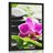 PLAKAT WELLNESS MARTWA NATURA Z FIOLETOWĄ ORCHIDEĄ - FENG SHUI - PLAKATY