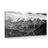 CANVAS PRINT BEAUTIFUL MOUNTAIN PANORAMA IN BLACK AND WHITE - BLACK AND WHITE PICTURES - PICTURES