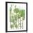Poster passepartout green tree abstraction