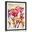 AFFICHE AVEC MONTURE DES FLEURS DE CALLA ROUGE - FLEURS - AFFICHES