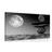 CANVAS PRINT FOLDED STONES IN A MOONLIGHT IN BLACK AND WHITE - BLACK AND WHITE PICTURES - PICTURES