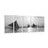 5-PIECE CANVAS PRINT BEAUTIFUL SUNSET AT SEA IN BLACK AND WHITE - BLACK AND WHITE PICTURES - PICTURES