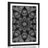 POSTER CU PASSEPARTOUT MANDALA HIPNOTICĂ ÎN DESIGN ALB-NEGRU - ALB-NEGRU - POSTERE