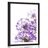 AFFICHE AVEC MONTURE FLEURS VIOLETTES EN FLEUR D'AIL - FLEURS - AFFICHES