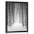 POSTER SCHNEEBEDECKTER WALD IN SCHWARZ-WEISS - SCHWARZ-WEISS - POSTER