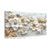 WANDBILD 3D BLUMEN MIT GOLDENEN BLÄTTERN - BILDER BLUMEN - BILDER