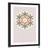 POSTER – MANDALA COLORATO CON PASSEPARTOUT - MOTIVI DALLA NOSTRA OFFICINA - POSTER