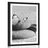 POSTER – FARFALLA SU PIETRA ZEN IN BIANCO E NERO - NERO E BIANCO - POSTER