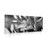 CANVAS PRINT LILY BLOSSOM IN BLACK AND WHITE - BLACK AND WHITE PICTURES - PICTURES