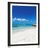 POSTER MIT PASSEPARTOUT STRAND ANSE SOURCE - NATUR - POSTER