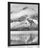 POSTER LAKE NEAR A MAGNIFICENT MOUNTAIN IN BLACK AND WHITE - BLACK AND WHITE - POSTERS