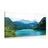 CANVAS PRINT PAINTED MOUNTAIN LAKE - PICTURES OF NATURE AND LANDSCAPE - PICTURES