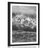 POSTER WITH MOUNT UNIQUE MOUNTAIN LANDSCAPE IN BLACK AND WHITE - BLACK AND WHITE - POSTERS