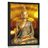 POSTER BUDDHA STATUE WITH AN ABSTRACT BACKGROUND - FENG SHUI - POSTERS