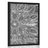 POSTER MANDALA TEXTURE IN BLACK AND WHITE - FENG SHUI - POSTERS