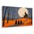 QUADRO SU TELA – STREGA SOTTO LA LUNA PIENA - QUADRI HALLOWEEN E HORROR - STAMPE E QUADRI