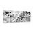 IMPRESSION SUR TOILE EN 5 PARTIES FLEUR DE CERISIER EN NOIR ET BLANC - IMPRESSIONS SUR TOILE NOIR ET BLANC - IMPRESSION SUR TOILE