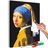 Dipinto con i numeri riproduzione della Ragazza con l'Orecchino di Perla - Jan Vermeer