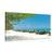 CANVAS PRINT WHITE SANDY BEACH ON THE ISLAND OF BAMBOO - PICTURES - 🔥 TOTAL SALE 🔥