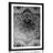 POSTER WITH MOUNT BLACK AND WHITE MANDALA - BLACK AND WHITE - POSTERS