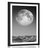 POSTER WITH MOUNT STACKED STONES IN THE MOONLIGHT IN BLACK AND WHITE - BLACK AND WHITE - POSTERS