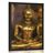 Poster Buddha mit abstraktem Hintergrund