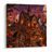QUADRO SU TELA – CIMITERO DI HALLOWEEN PRESSO LA CAPPELLA - QUADRI HALLOWEEN E HORROR - STAMPE E QUADRI