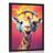 POSTER GIRAFFE MIT KOPFHÖRERN - PARTYTIERE MIT KOPFHÖRERN - POSTER