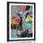 POSTER MIT PASSEPARTOUT ABSTRAKTE KOMPOSITION - POP-ART - POSTER