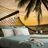 SELF ADHESIVE WALL MURAL HAMMOCK ON THE BEACH - SELF-ADHESIVE WALLPAPERS - WALLPAPERS