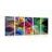 5-DÍLNÝ OBRAZ ABSTRAKTNÍ BAREVNÝ CHAOS - ABSTRAKTNÍ OBRAZY - OBRAZY