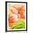 PLAKAT Z PASSE-PARTOUT CZERWONE TULIPANY W STYLU VINTAGE - KWIATY - PLAKATY