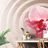 CARTA DA PARATI AUTOADESIVA – SABBIA MARINA E ORCHIDEA ROSA - CARTA DA PARATI FENG SHUI - CARTA DA PARATI