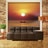 Photo wallpaper Sunset on a fishing boat