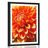 AFFICHE AVEC MONTURE DAHLIA ORANGE - FLEURS - AFFICHES