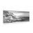 CANVAS PRINT SEA WAVES ON THE COAST IN BLACK AND WHITE - BLACK AND WHITE PICTURES - PICTURES