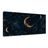 5-TEILIGES WANDBILD GOLDENER MOND ZWISCHEN STERNBILDERN - WANDBILDER MOND - BILDER