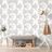 SELF ADHESIVE WALLPAPER GRAY ARRANGED CIRCLES - SELF-ADHESIVE WALLPAPERS - WALLPAPERS