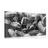 CANVAS PRINT HANGING PASTRIES ON A ROPE IN BLACK AND WHITE - BLACK AND WHITE PICTURES - PICTURES