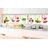 Self adhesive photo wallpaper for kitchen spices and herbs