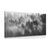 CANVAS PRINT MOUNTAINS IN THE FOG IN BLACK AND WHITE - BLACK AND WHITE PICTURES - PICTURES