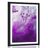 POSTER WITH MOUNT MAGICAL PURPLE ABSTRACTION - ABSTRACT AND PATTERNED - POSTERS