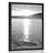 POSTER – TRAMONTO SUL LAGO IN BIANCO E NERO - NERO E BIANCO - POSTER