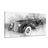 CANVAS PRINT HISTORIC RETRO CAR IN BLACK AND WHITE - BLACK AND WHITE PICTURES - PICTURES