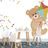 SELF ADHESIVE WALLPAPER TEDDY BEAR WITH A KITE - SELF-ADHESIVE WALLPAPERS - WALLPAPERS