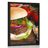 POSTER AMERICAN HAMBURGER - WITH A KITCHEN MOTIF - POSTERS