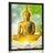 POSTER GOLDEN BUDDHA ON A LOTUS FLOWER - FENG SHUI - POSTERS